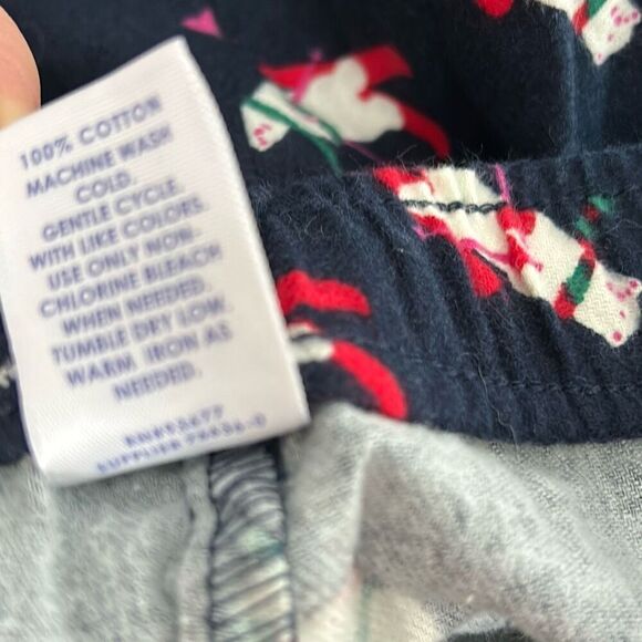 Sleep Chic Flannel Pajama Pants skiing Polar Bears NWT Small - Picture 9 of 9